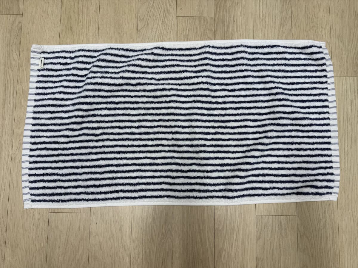 호텔식 수건 접는 방법 가로